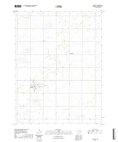 United States Geological Survey Shickley, NE (2021, 24000-Scale) digital map