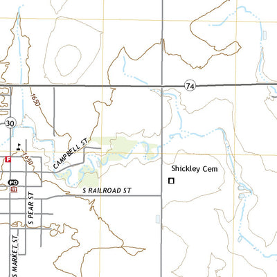 United States Geological Survey Shickley, NE (2021, 24000-Scale) digital map