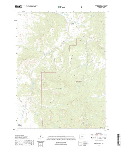 United States Geological Survey Shield Mountain, CO (2022, 24000-Scale) digital map