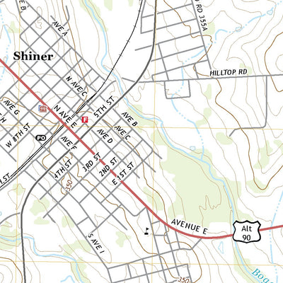 United States Geological Survey Shiner, TX (2022, 24000-Scale) digital map