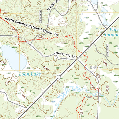 United States Geological Survey Shingle Mill Lake, MN (2022, 24000-Scale) digital map