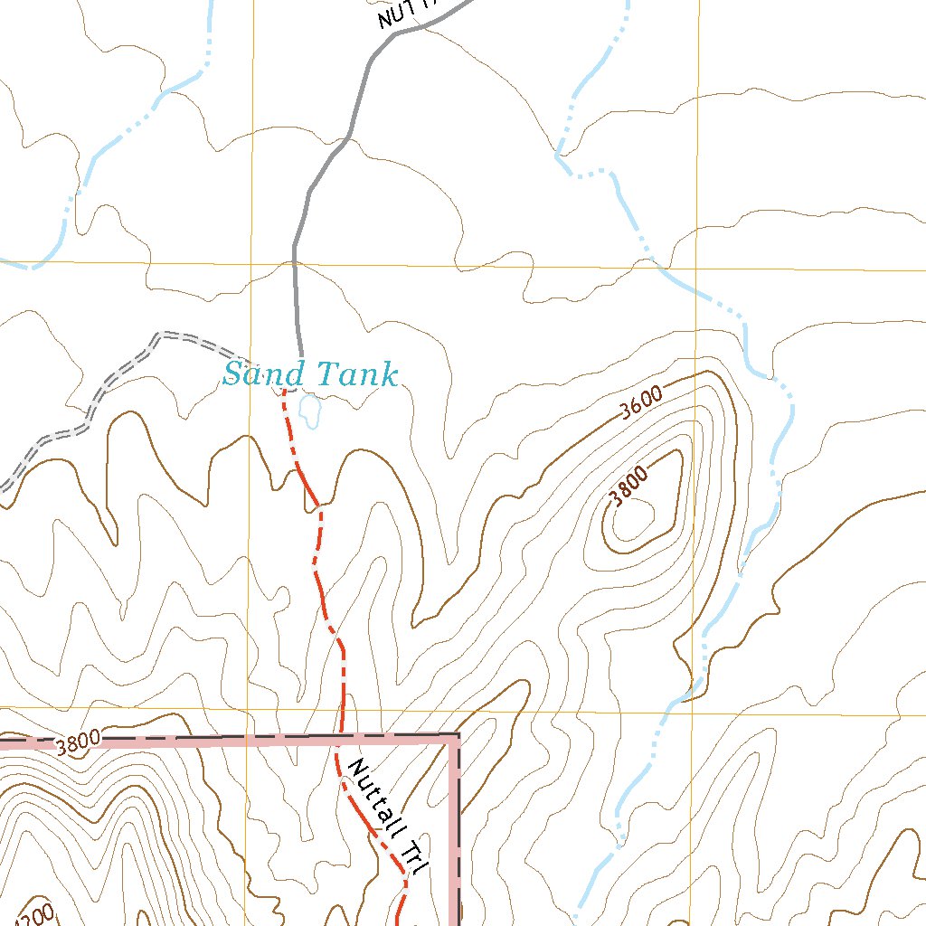 Shingle Mill Mountain, AZ (2021, 24000-Scale) Map by United States ...