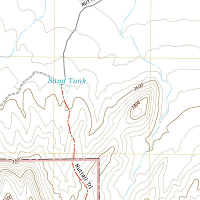 United States Geological Survey Shingle Mill Mountain, AZ (2021, 24000-Scale) digital map