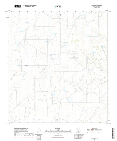 United States Geological Survey Shipp Ranch, TX (2022, 24000-Scale) digital map
