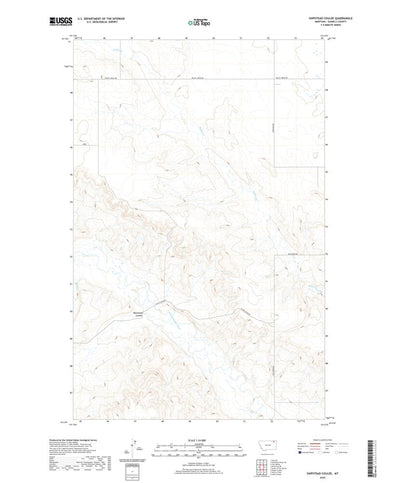 United States Geological Survey Shipstead Coulee, MT (2020, 24000-Scale) digital map