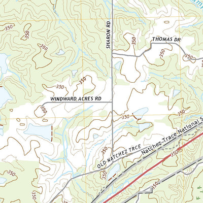 United States Geological Survey Shoccoe, MS (2020, 24000-Scale) digital map
