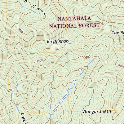 United States Geological Survey Shooting Creek, NC (2022, 24000-Scale) digital map