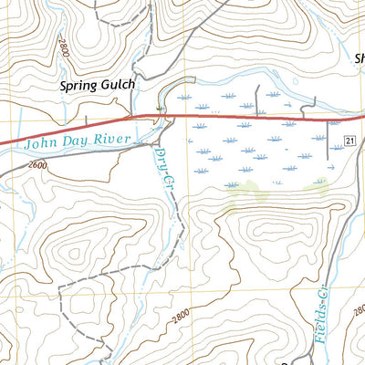 United States Geological Survey Shop Gulch, OR (2020, 24000-Scale) digital map