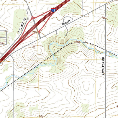 United States Geological Survey Shopiere, WI (2022, 24000-Scale) digital map