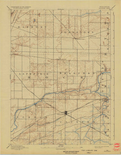 United States Geological Survey Shoppiere, WI (1893, 62500-Scale) digital map