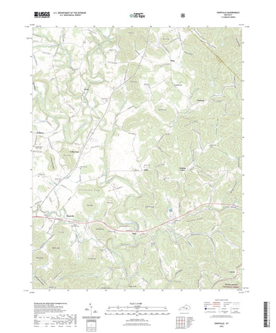 United States Geological Survey Shopville, KY (2022, 24000-Scale) digital map