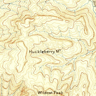 United States Geological Survey Shoshone, WY (1895, 125000-Scale) digital map