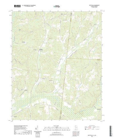 United States Geological Survey Shottsville, AL (2020, 24000-Scale) digital map