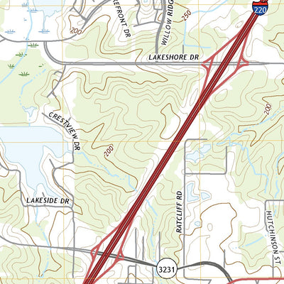 United States Geological Survey Shreveport West, LA (2020, 24000-Scale) digital map
