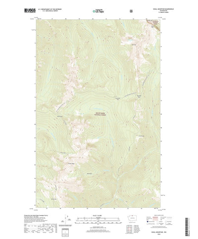 United States Geological Survey Shull Mountain, WA (2020, 24000-Scale) digital map