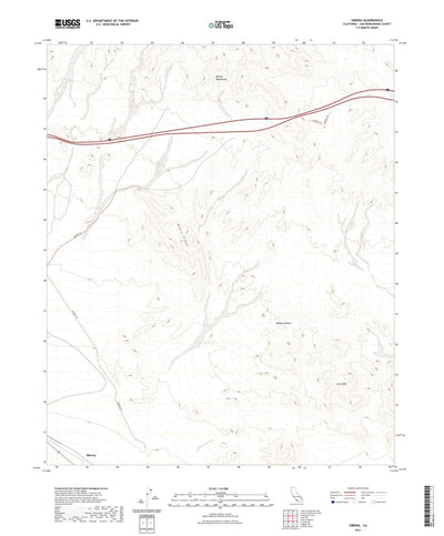 United States Geological Survey Siberia, CA (2021, 24000-Scale) digital map
