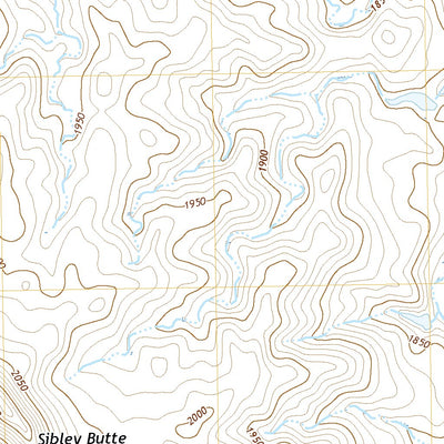 United States Geological Survey Sibley Butte, ND (2020, 24000-Scale) digital map