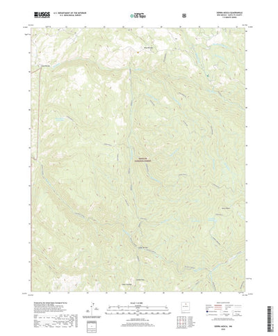 United States Geological Survey Sierra Mosca, NM (2020, 24000-Scale) digital map
