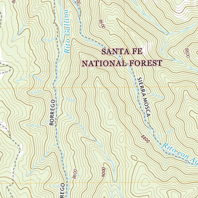 United States Geological Survey Sierra Mosca, NM (2020, 24000-Scale) digital map