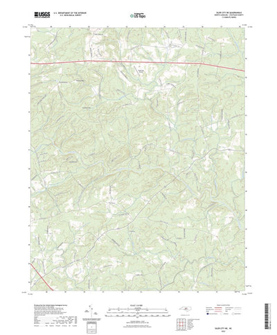 United States Geological Survey Siler City NE, NC (2022, 24000-Scale) digital map