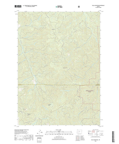 United States Geological Survey Silica Mountain, OR (2020, 24000-Scale) digital map