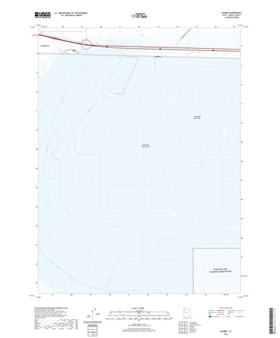 United States Geological Survey Silsbee, UT (2020, 24000-Scale) digital map