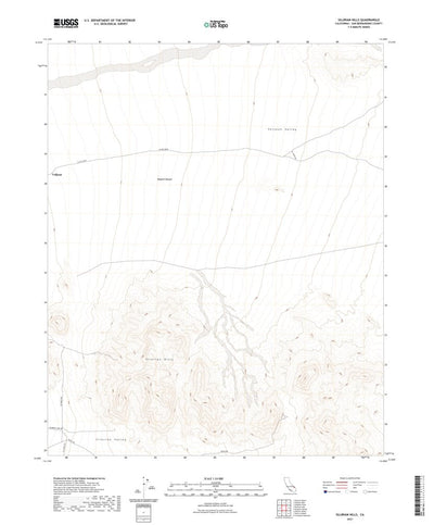 United States Geological Survey Silurian Hills, CA (2021, 24000-Scale) digital map