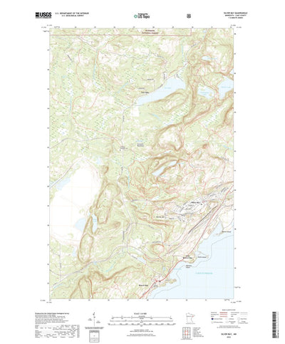 United States Geological Survey Silver Bay, MN (2022, 24000-Scale) digital map