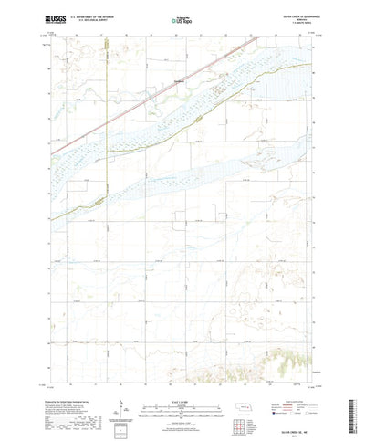 United States Geological Survey Silver Creek SE, NE (2021, 24000-Scale) digital map