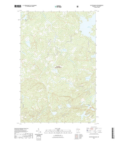United States Geological Survey Silver Island Lake, MN (2022, 24000-Scale) digital map