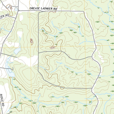 United States Geological Survey Silver Run, MS (2021, 24000-Scale) digital map
