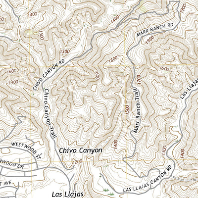 United States Geological Survey Simi Valley East, CA (2022, 24000-Scale) digital map
