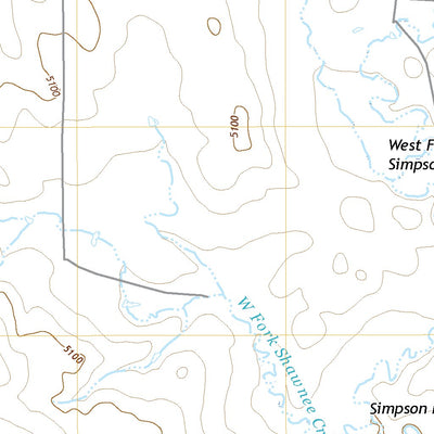 United States Geological Survey Simpson Draw, WY (2021, 24000-Scale) digital map