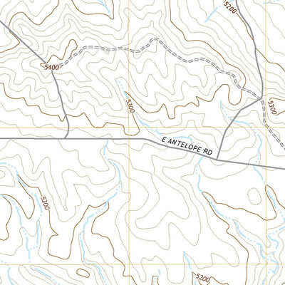 United States Geological Survey Simpson Draw, WY (2021, 24000-Scale) digital map