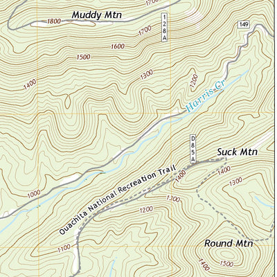 United States Geological Survey Sims, AR (2020, 24000-Scale) digital map