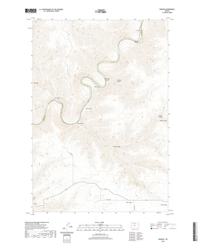 United States Geological Survey Sinamox, OR (2020, 24000-Scale) digital map