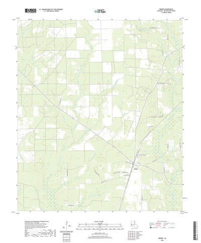 United States Geological Survey Singer, LA (2020, 24000-Scale) digital map