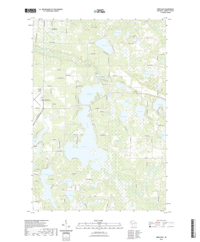 United States Geological Survey Siren East, WI (2022, 24000-Scale) digital map