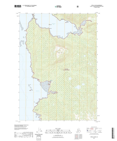 United States Geological Survey Sitka A-2 NW, AK (2021, 25000-Scale) digital map