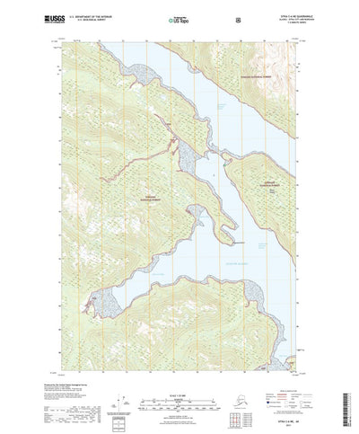 United States Geological Survey Sitka C-6 NE, AK (2021, 25000-Scale) digital map