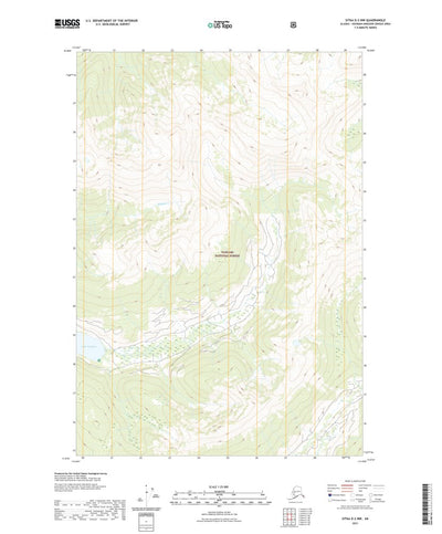 United States Geological Survey Sitka D-2 NW, AK (2021, 25000-Scale) digital map