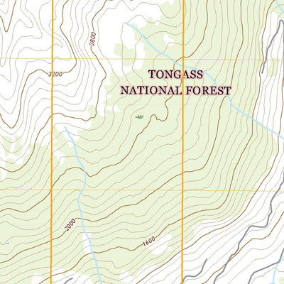 United States Geological Survey Sitka D-2 NW, AK (2021, 25000-Scale) digital map