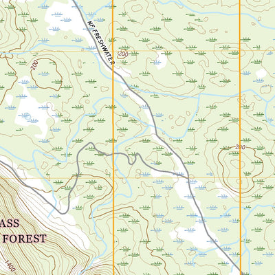United States Geological Survey Sitka D-4 NW, AK (2021, 25000-Scale) digital map