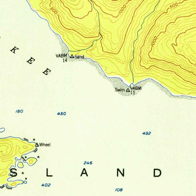 United States Geological Survey Sitka D-5, AK (1948, 63360-Scale) digital map