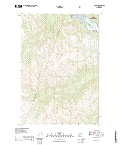 United States Geological Survey Sitka D-6 NW, AK (2021, 25000-Scale) digital map