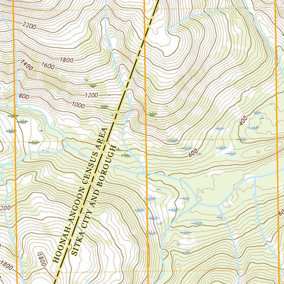 United States Geological Survey Sitka D-6 NW, AK (2021, 25000-Scale) digital map