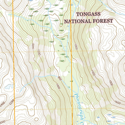 United States Geological Survey Sitka D-7 NE, AK (2021, 25000-Scale) digital map