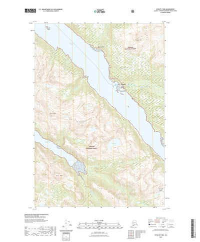 United States Geological Survey Sitka D-7 NW, AK (2021, 25000-Scale) digital map