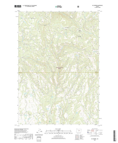 United States Geological Survey Six Corners, OR (2020, 24000-Scale) digital map