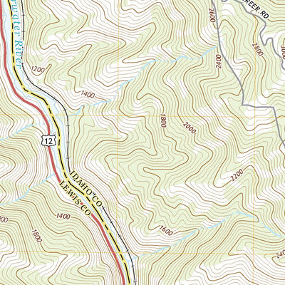 United States Geological Survey Sixmile Creek, ID (2020, 24000-Scale) digital map